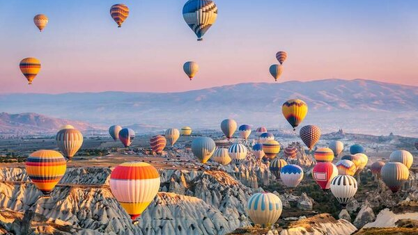bay khinh khí cầu ở cappadocia