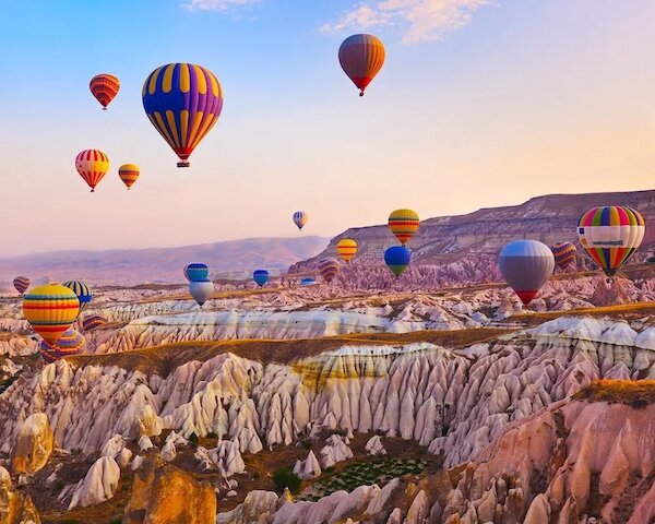 Thời tiết thuận lợi để bay khinh khí cầu tại Cappadocia