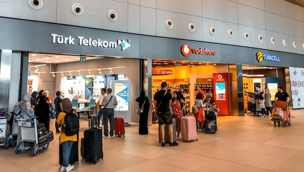Mua SIM trực tiếp tại các sân bay quốc tế Thổ Nhĩ Kỳ
