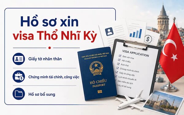 Hồ sơ xin Visa Thổ Nhĩ Kỳ
